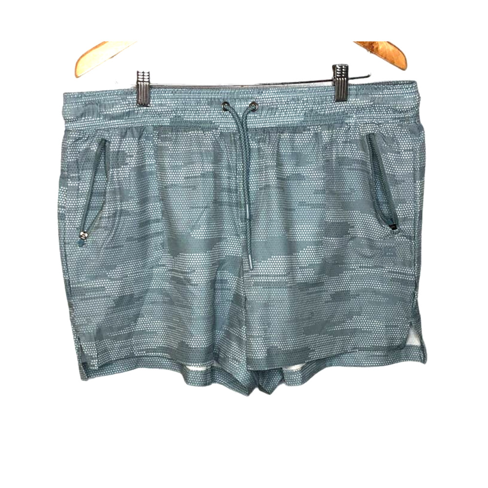 Mens Avalanche UPF‎ 50 Shorts Sz XL, Blue Camo Graphic Print